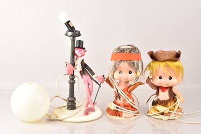 Lot 129 - Two Linea Zero Bobblehead Lamps