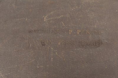 Lot 137 - A Eastern Press Limited Specimen of Printing Book