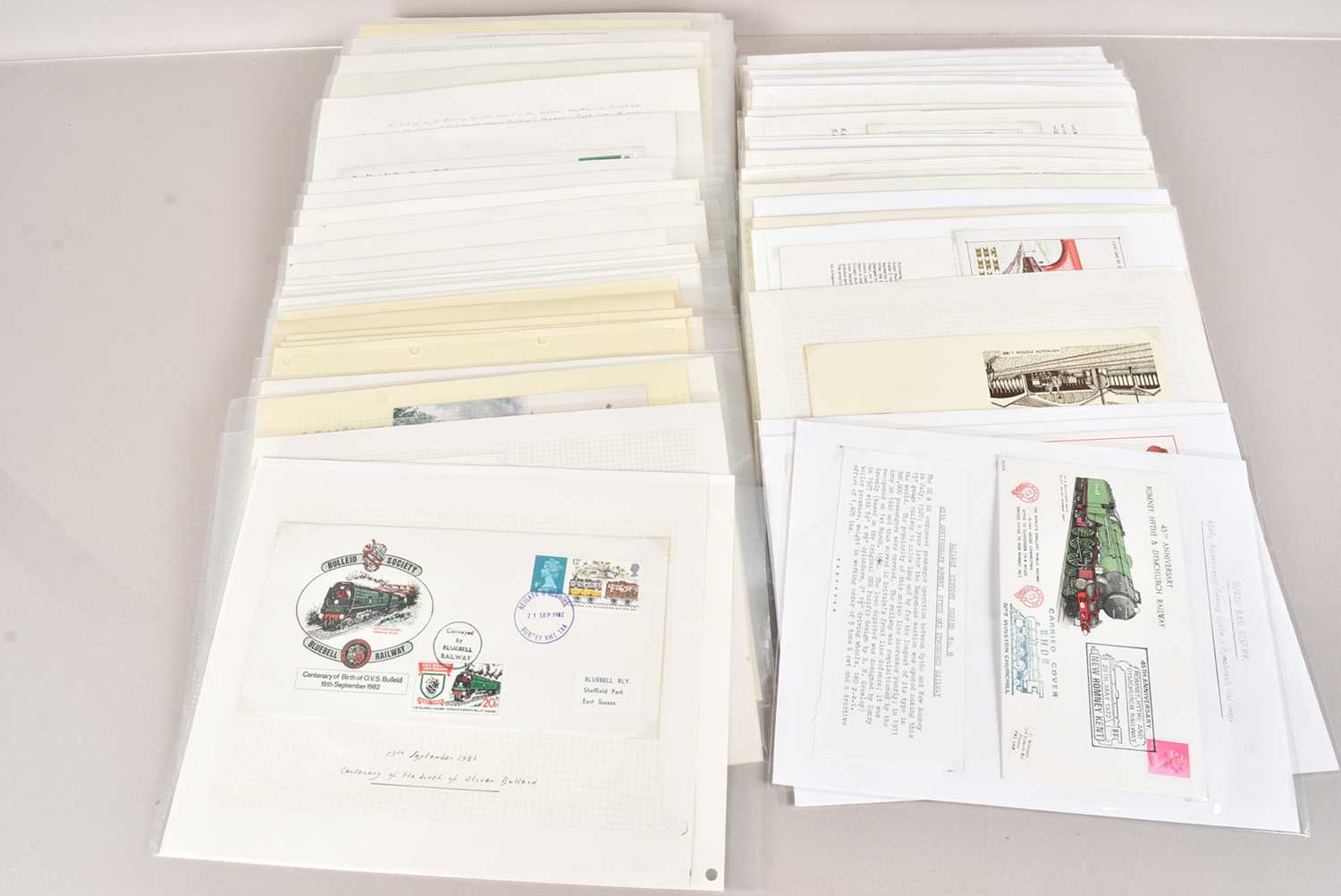 Lot 155 - An extensive collection of Railway related Covers