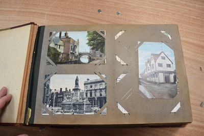 Lot 183 - Edwardian Period Large Postcard Album Containing Approximately 900 Postcards