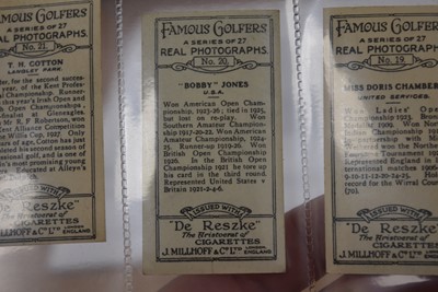 Lot 186 - Sporting Themed Cigarette Card Sets (16)