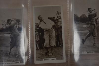 Lot 186 - Sporting Themed Cigarette Card Sets (16)