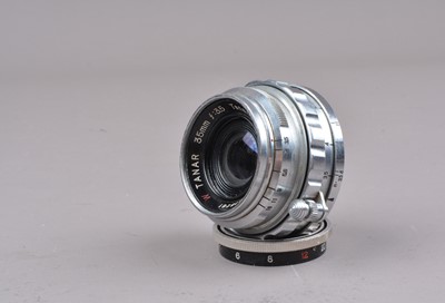 Lot 214 - A Tanaka Kogaku Tanar W 35mm f/3.5 Lens