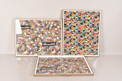 Lot 213 - Three vintage 1960s Bassett's Liquorice Allsorts Fabric displays