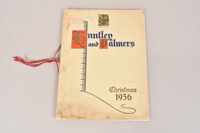 Lot 217 - Huntley & Palmers Christmas Biscuits & Cakes Catalogue 1936