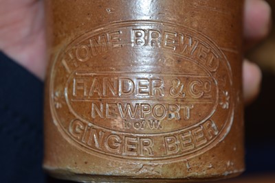 Lot 221 - A good collection of Stoneware Advertising Bottles