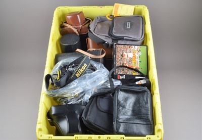 Lot 217 - Three Boxes of Camera Cases and Bags