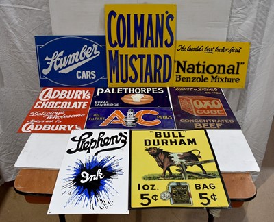 Lot 239 - An assortment of modern/reproduction advertising signs