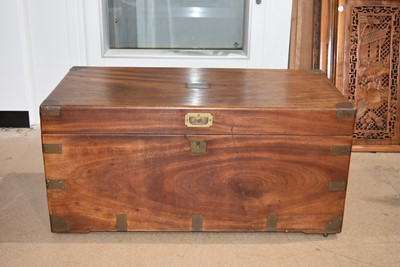 Lot 254 - A Campaign Trunk/Chest