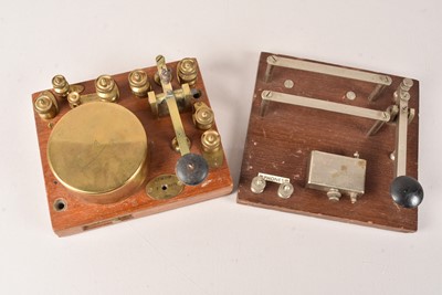 Lot 264 - A WWI Morse Code Key by A.T.M Co Ltd