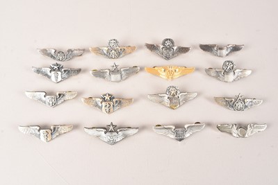 Lot 307 - A collection of United States Aviation Wing Badges