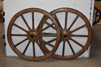 Lot 366 - Two vintage Cannon Wheels