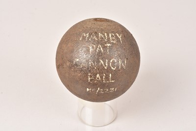 Lot 378 - A Vintage Cannon Ball