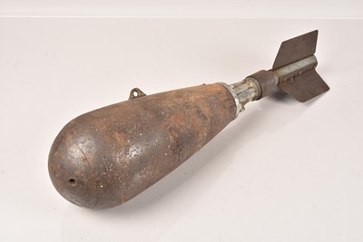 Lot 381 - A large Inert Dummy Bomb