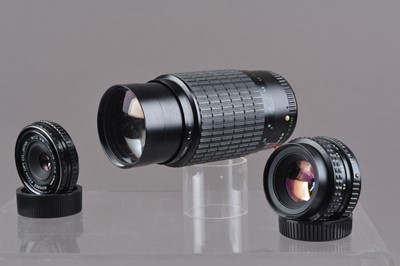 Lot 237 - Three Pentax Lenses