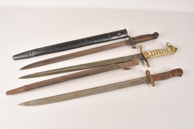 Lot 441 - A 1907 Pattern Bayonet and Scabbard by Sanderson