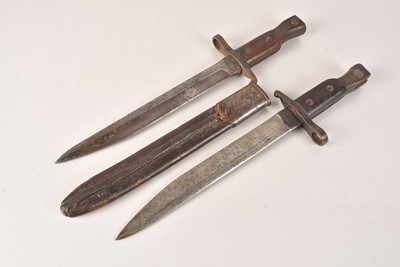 Lot 462 - Two Canadian MkII Ross Bayonets