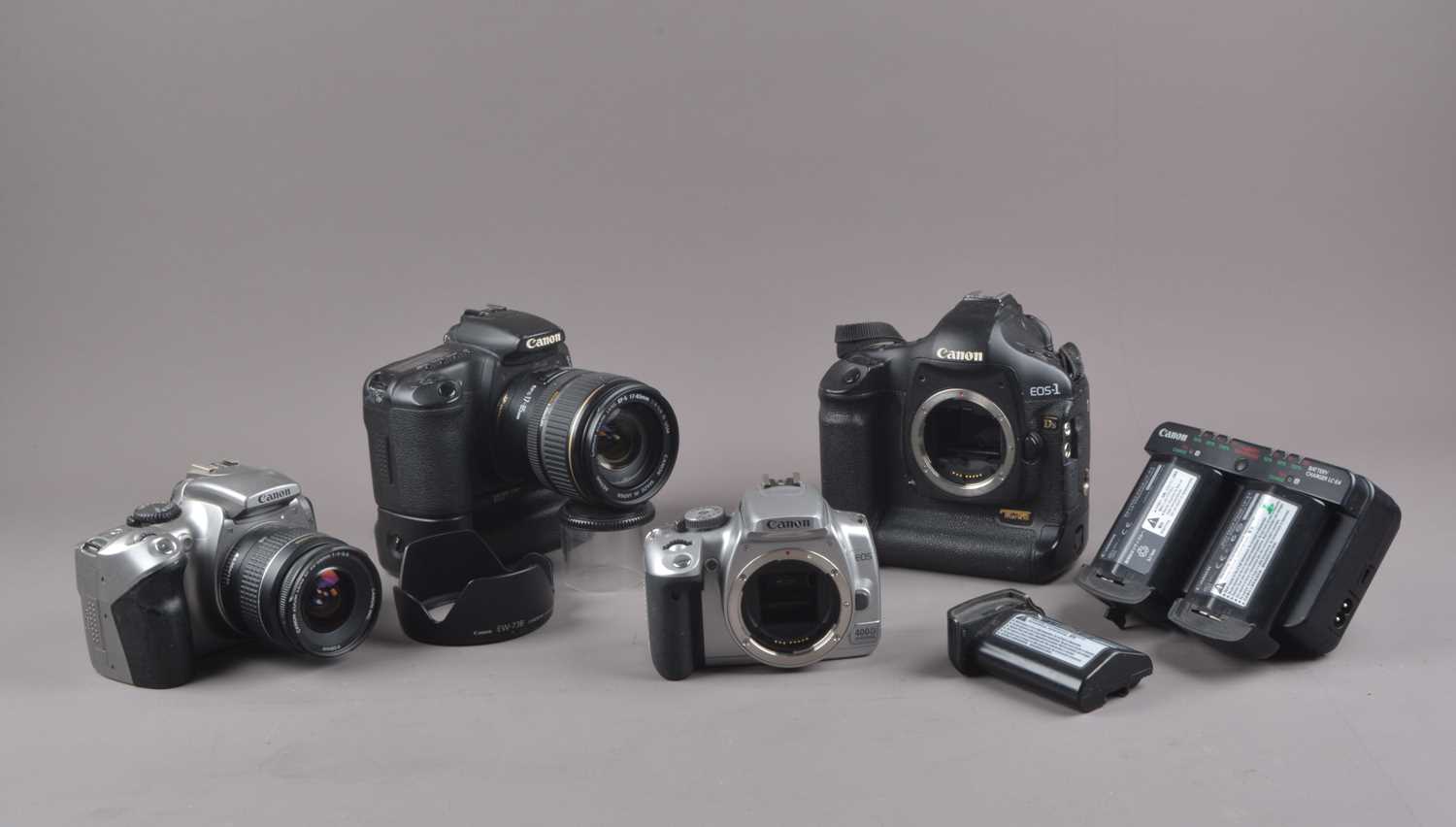 Lot 241 - Four Canon DSLR Cameras