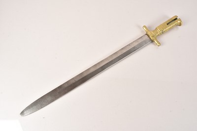 Lot 466 - An Italian Piedmont Mod 1844 sword bayonet