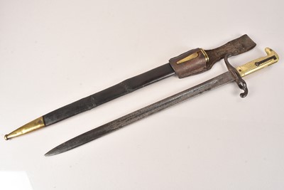 Lot 472 - A Unit Marked German 1871 Pattern Bayonet