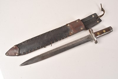 Lot 482 - A Lee Metford 1888 converted Trench Fighting knife