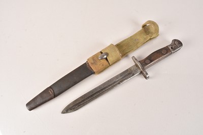 Lot 484 - A 1907 Converted Trench Fighting Knife