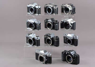 Lot 243 - A Tray of SLR Camera Bodies