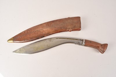 Lot 493 - A Military Issue Kukri Knife