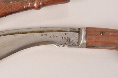 Lot 493 - A Military Issue Kukri Knife