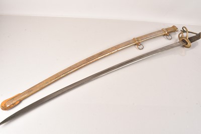 Lot 498 - A Name Marked C.S.A Cavalry Sword
