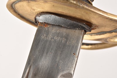 Lot 498 - A Name Marked C.S.A Cavalry Sword