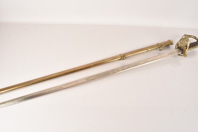 Lot 505 - An 1845 Pattern British Colonial Infantry Style sword