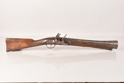 Lot 522 - An East India Flintlock Blunderbuss