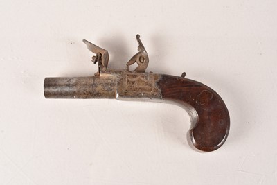 Lot 524 - A Mid 19th Century Stanton Flintlock Pistol