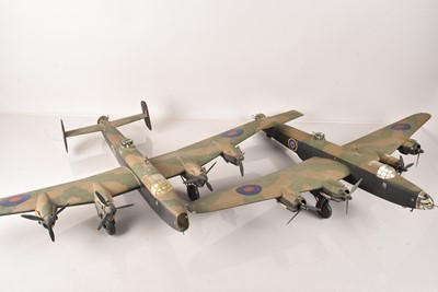 Lot 540 - Two Scratch Built Halifax Bomber Models