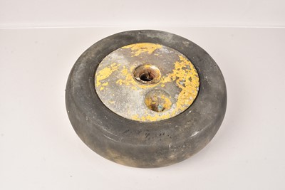 Lot 545 - A vintage Plane wheel and tyre