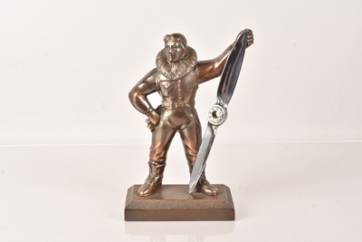 Lot 550 - An RAF Pilot Table Lighter