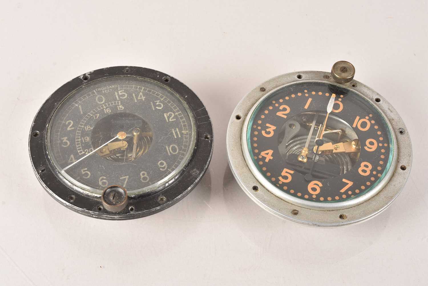 Lot 554 - Two Cockpit Altimeters