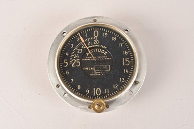 Lot 555 - A WWI Aviation Section Signal Corps U.S Army Type C Cockpit Altimeter