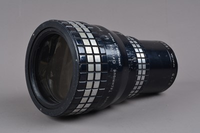 Lot 262 - An Isco Gottingen Super Kiptar 75mm f/2 Hypergonar H Chretien Hi-Fi-2 Anamorphic Projection Lens