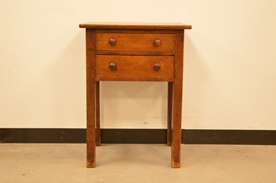 Lot 414 - A Victorian mahogany side table