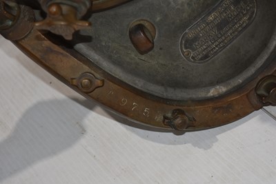 Lot 695 - A Vintage United States Navy Diving Helmet