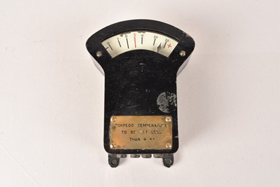 Lot 734 - A Vintage Torpedo Temperature Gauge