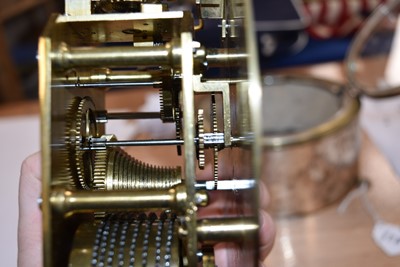 Lot 738 - A Ship's Bulkhead Clock by T & J.Perry
