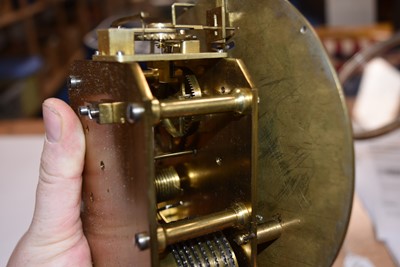 Lot 738 - A Ship's Bulkhead Clock by T & J.Perry