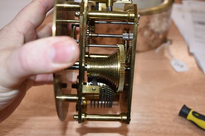 Lot 738 - A Ship's Bulkhead Clock by T & J.Perry