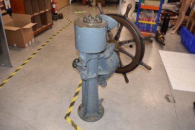 Lot 744 - A WWII Ship's Steering System/Rudder Position Indicator