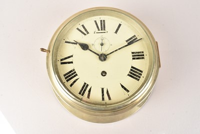 Lot 746 - A Ship's Bulkhead Clock