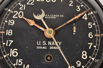 Lot 751 - A WWII US Navy Ship's Clock by Chelsea Clock Co