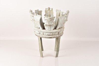 Lot 762 - A Ship's Mast Crown